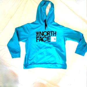 NORTH FACE HOODIE 2XL Color=Teal